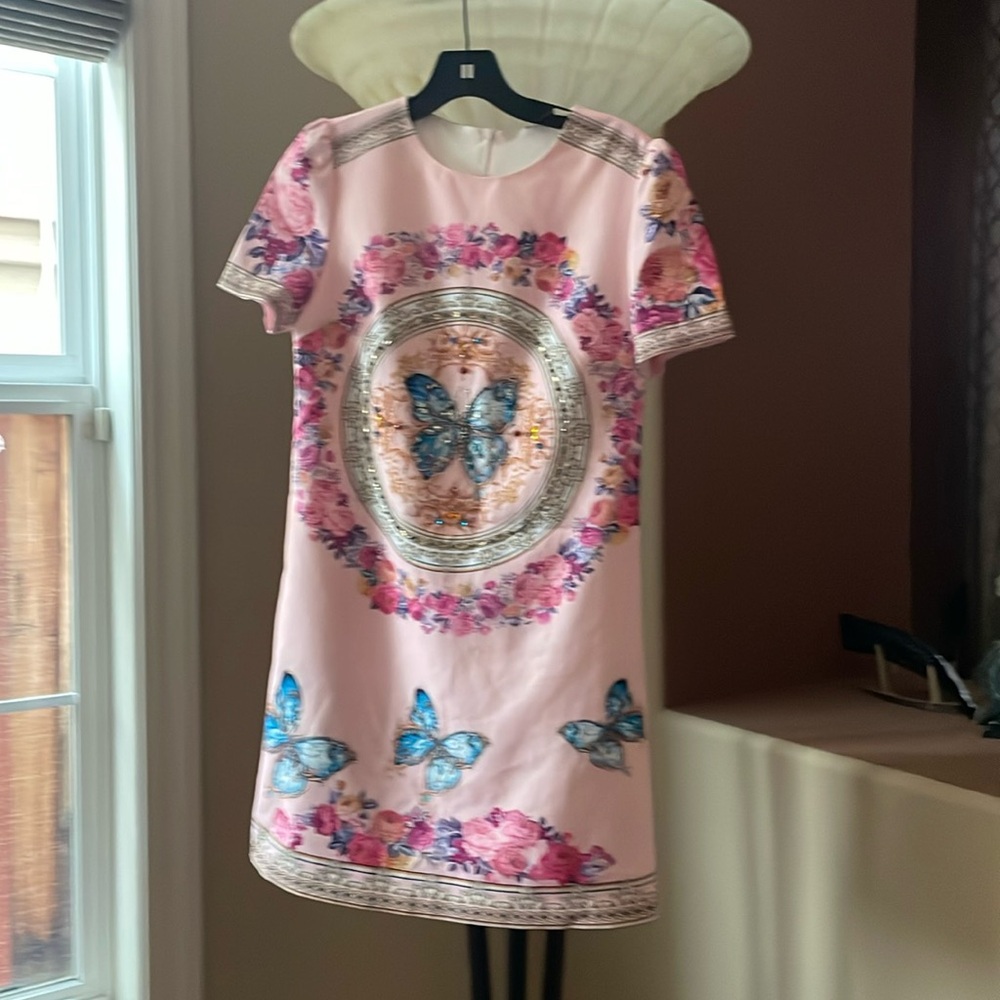 Beautiful butterfly and floral dress with beats